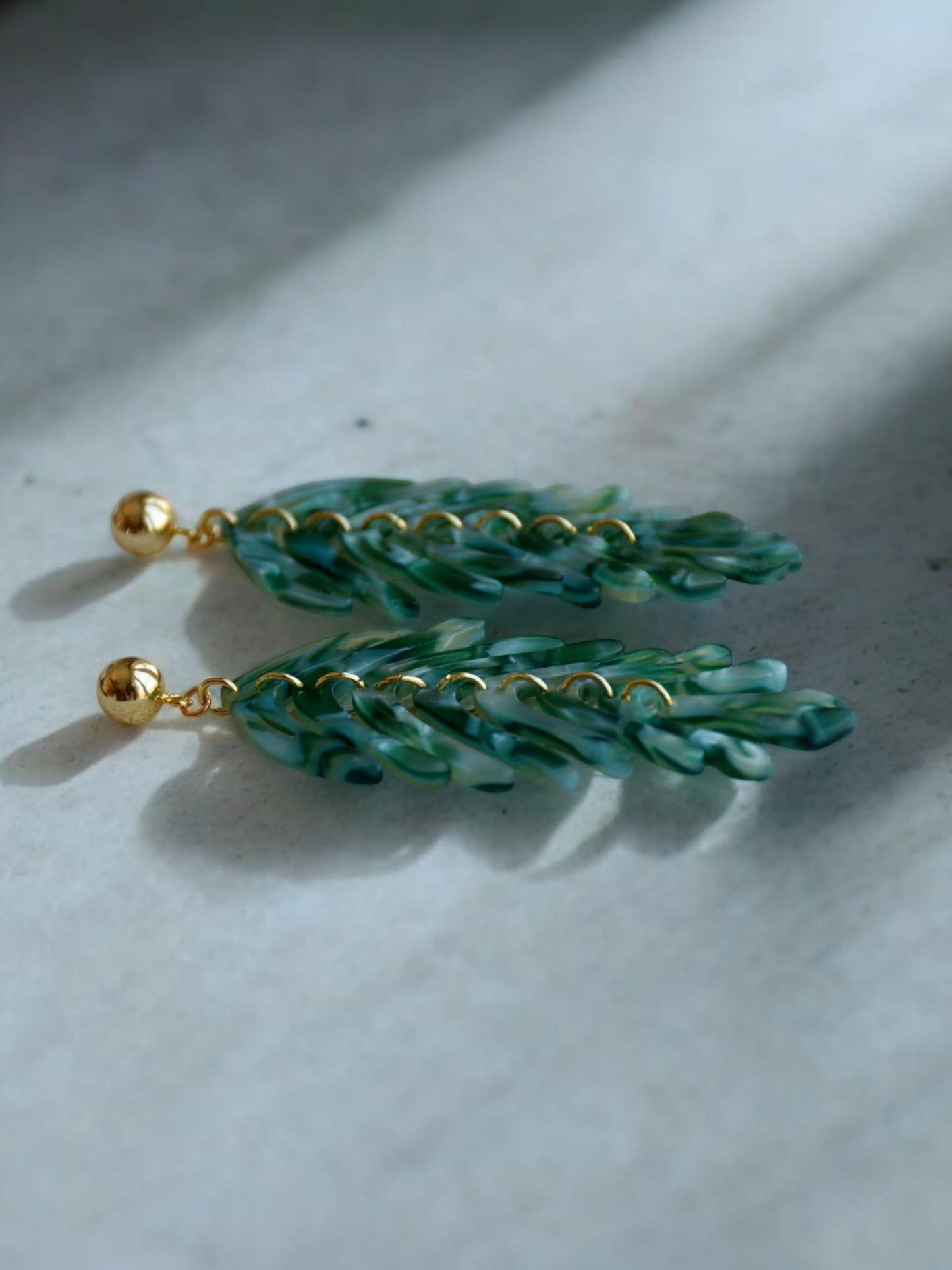 Leaf Green - Örhänge