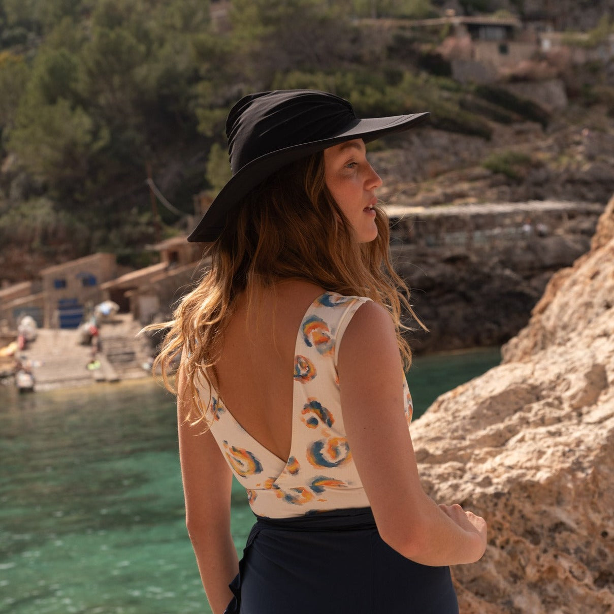 Bahamas UV Solhatt Svart