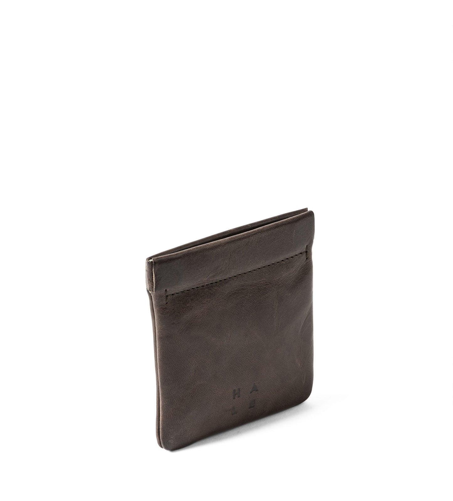 TRÖNNINGE Coin Case Mörkbrun