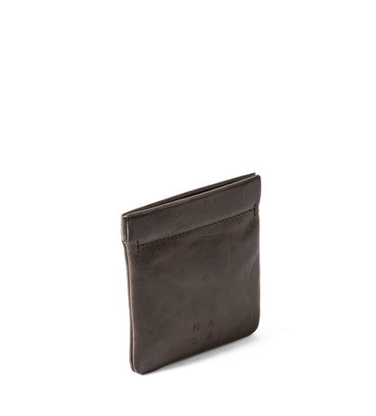 TRÖNNINGE Coin Case Mörkbrun