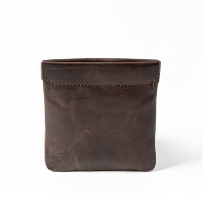 TRÖNNINGE Coin Case Mörkbrun