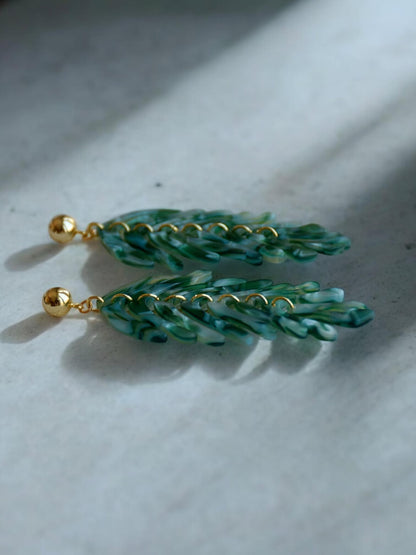 Leaf Green - Örhänge