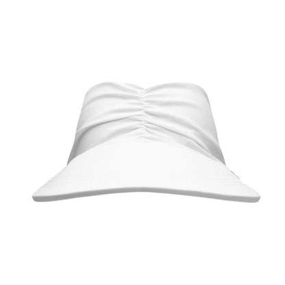 Capri Reversible UV Visor White/Nude