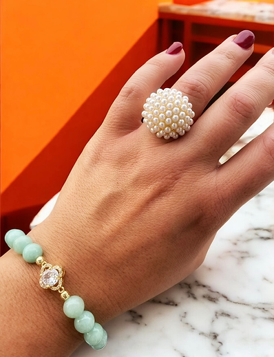 The Alexandra jade Armband