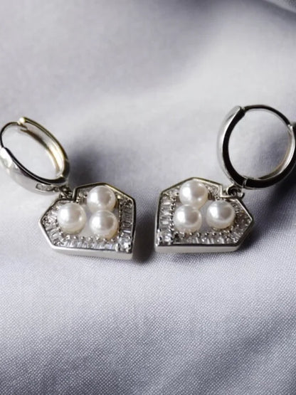 Ronja white gold - Örhänge