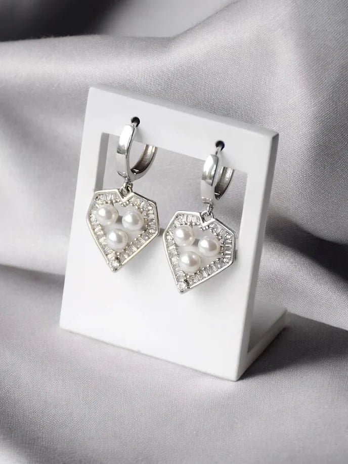 Ronja white gold - Örhänge