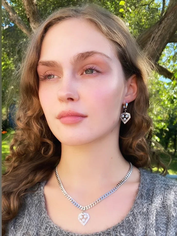 Ronja white gold - Örhänge