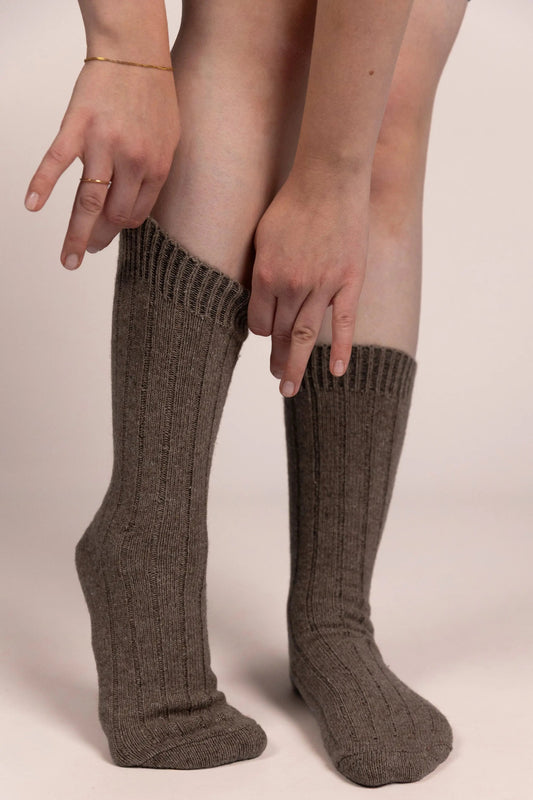 Cashmere Strumpor by AMO & Oak | Tunn | Unisex