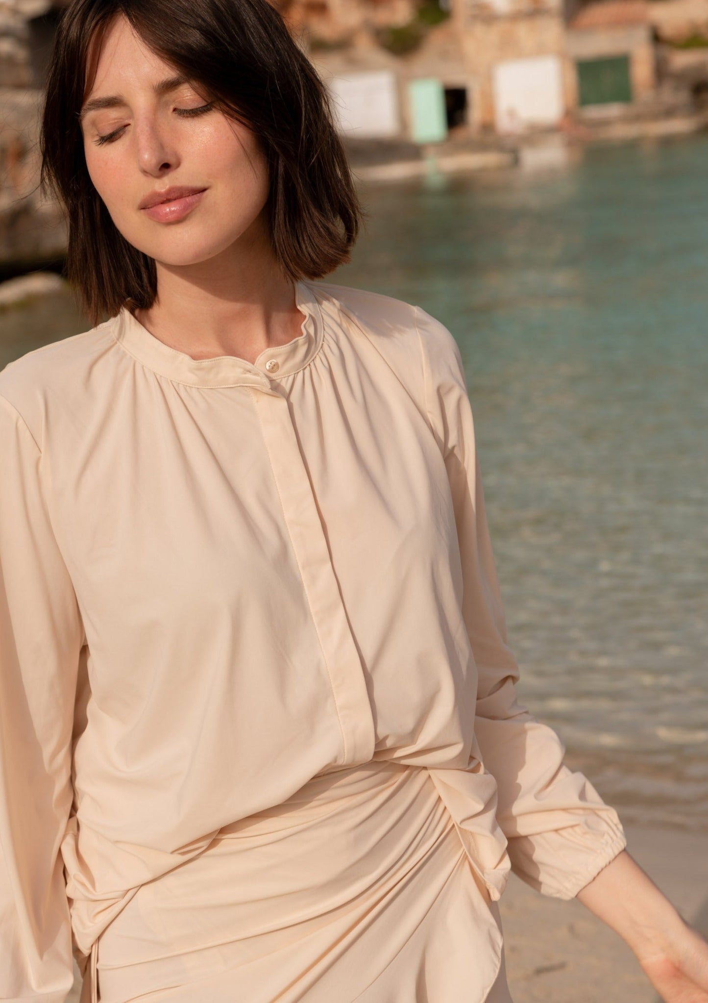 Milano UV Blouse Nude