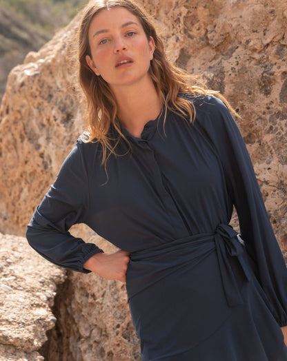 Milano UV Blouse Navy