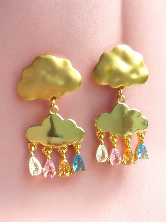 Colour clouds - Örhänge