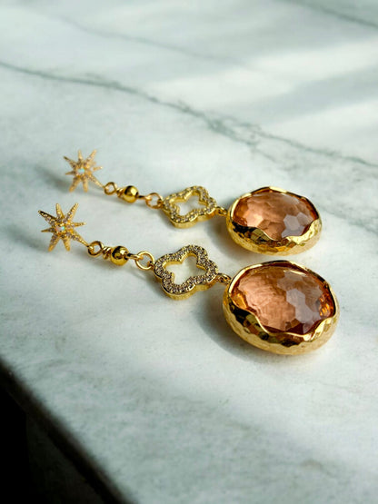 Mary peach - Örhänge