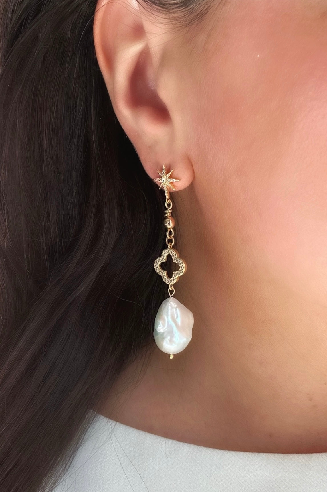 Star sky baroque pearls