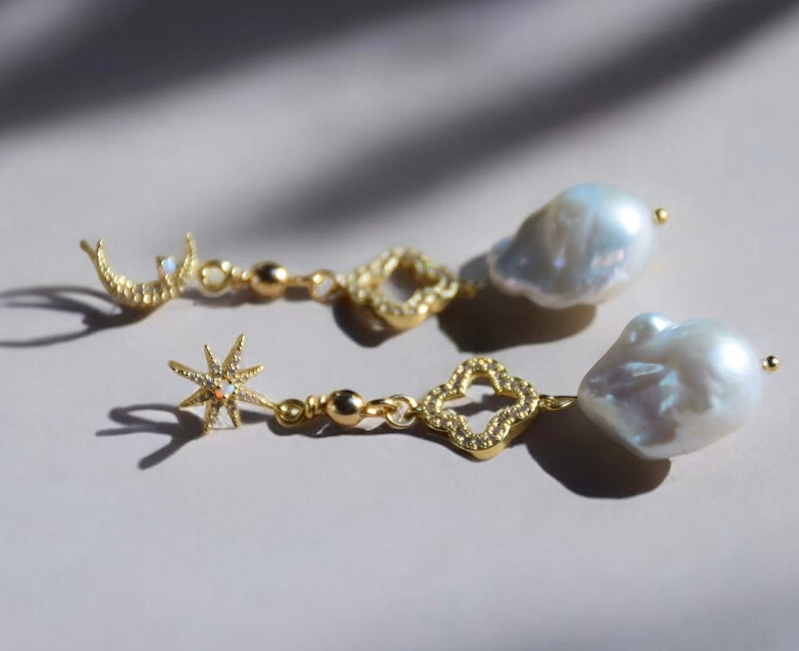 Star sky baroque pearls