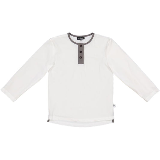 Kiwi UV Top Vit/Grå
