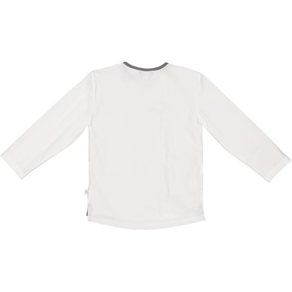 Kiwi UV Top Vit/Grå