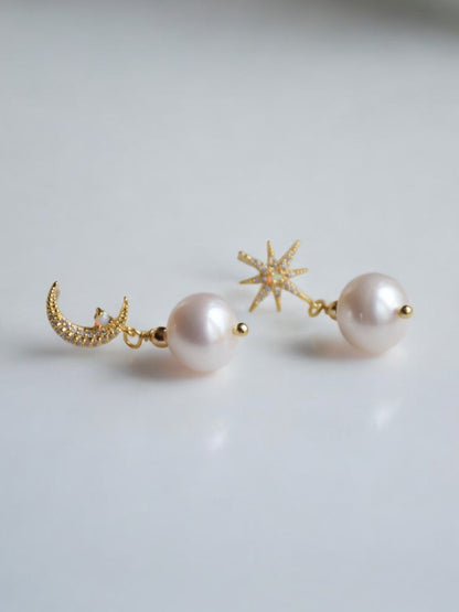 Sky pearls - Örhänge