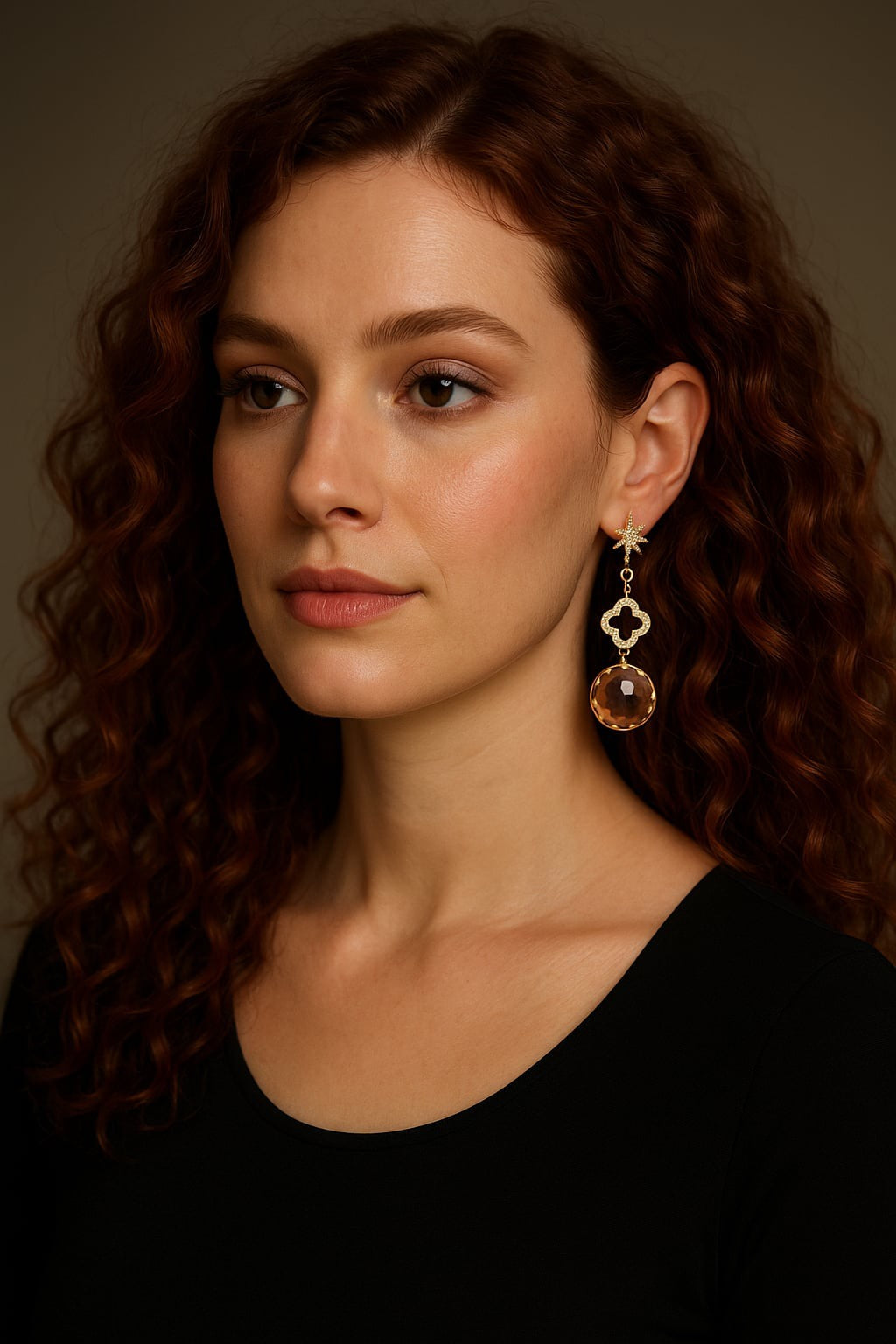 Mary peach - Örhänge