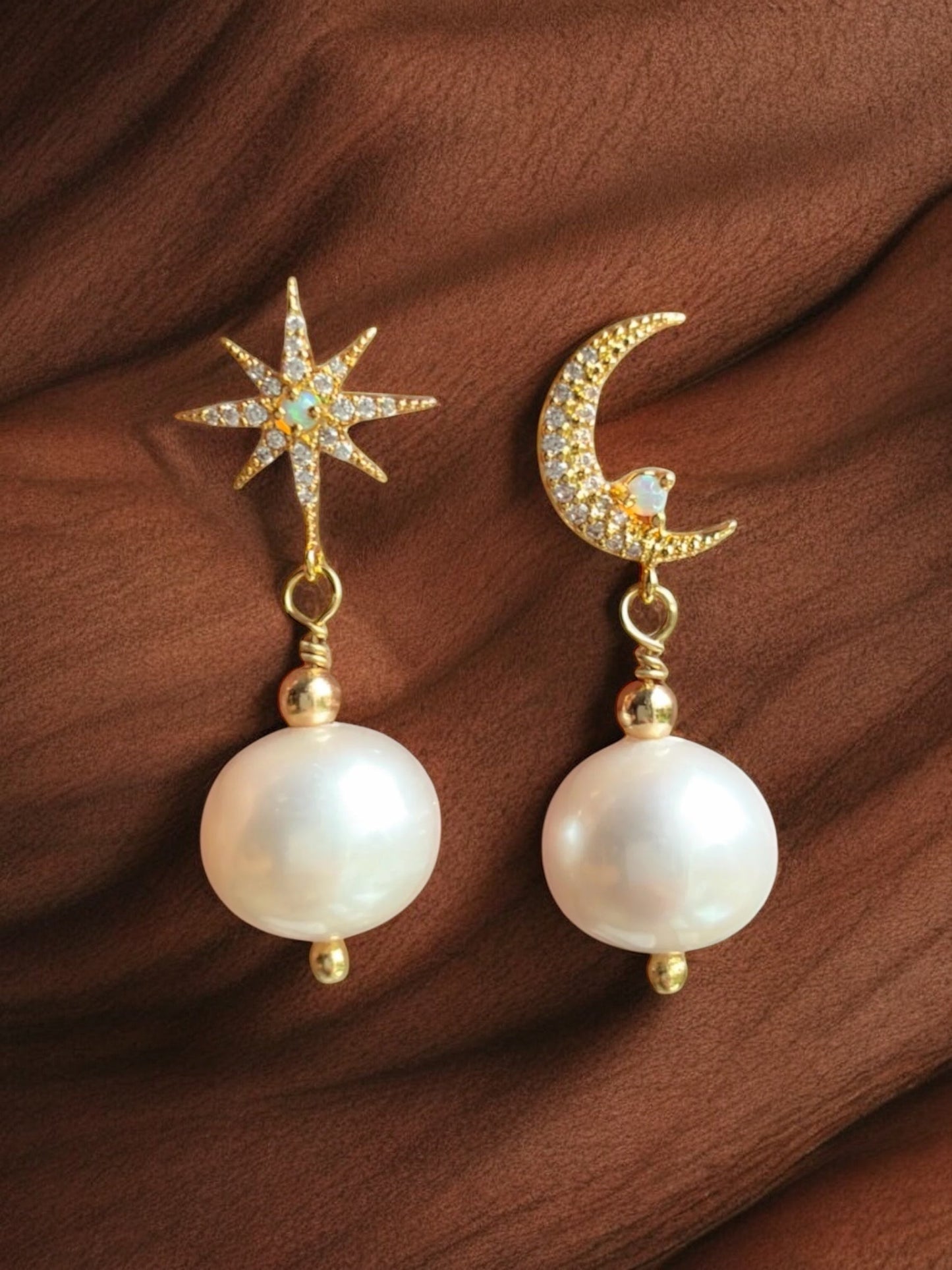 Sky pearls - Örhänge