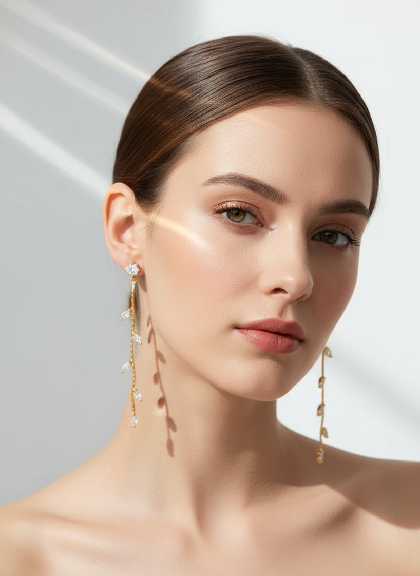 Alice leaf - Örhänge