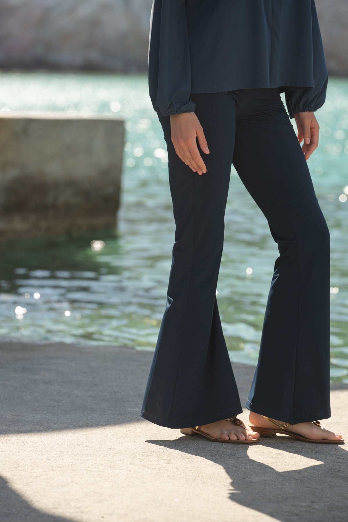 Miami Sculpt UV Skyddande Leggings Blå