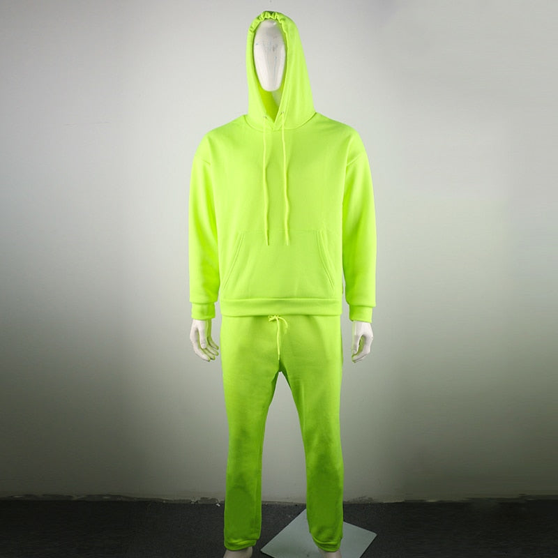 Träningsoverall - Neon/Svart - Set