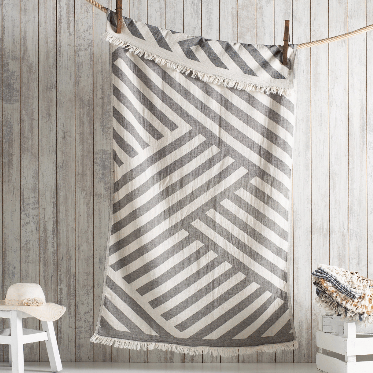 Hamamhandduk Chevron